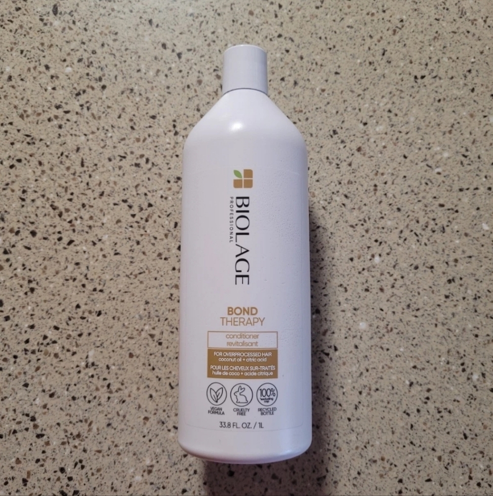 Biolage Bond Therapy Hair Conditioner 33.8 oz Jumbo For Overprocessed Hair NEW